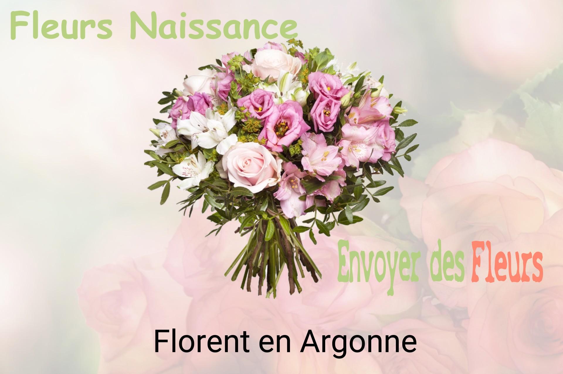 Bouquet de fleurs de naissance livré à Florent-en-Argonne